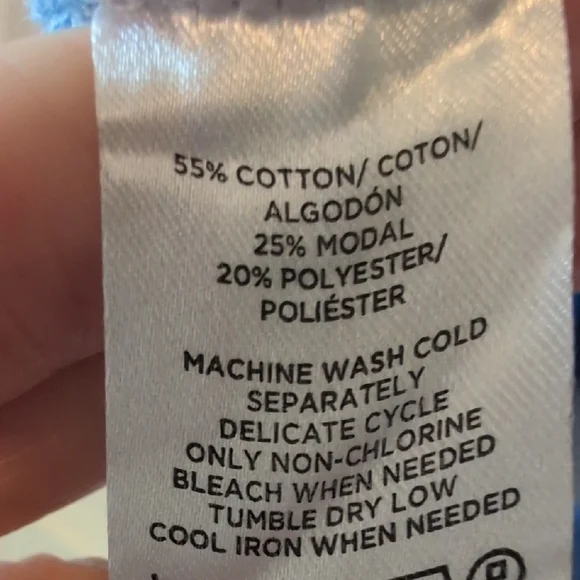 🎉SALE🎉 PERFECT Ann Taylor NWT Blue Floral Short Sleeve Sweater - Picture 5 of 5